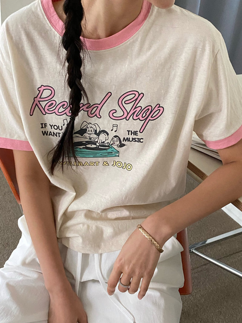 Diana - Korean Women Fashion - #womensfashion - Record Color Tee - 4