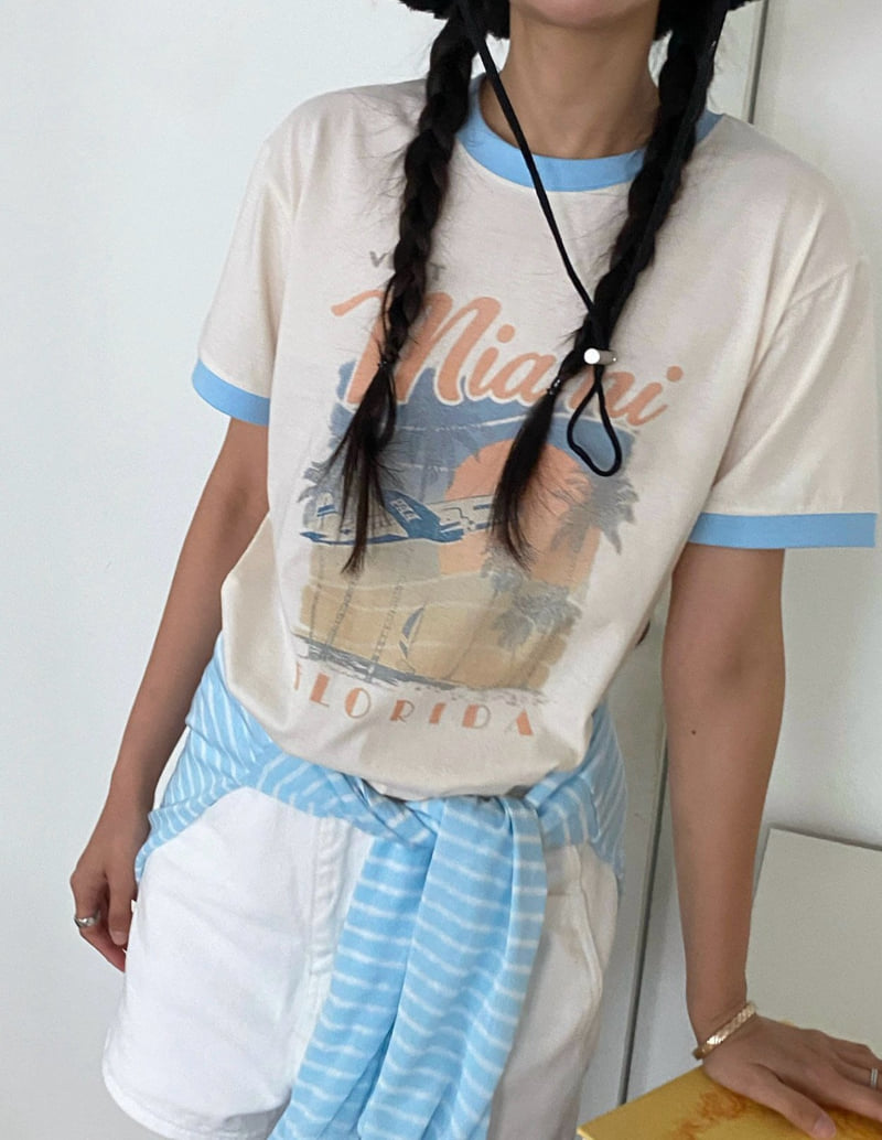 Diana - Korean Women Fashion - #momslook - Visit Tee - 4