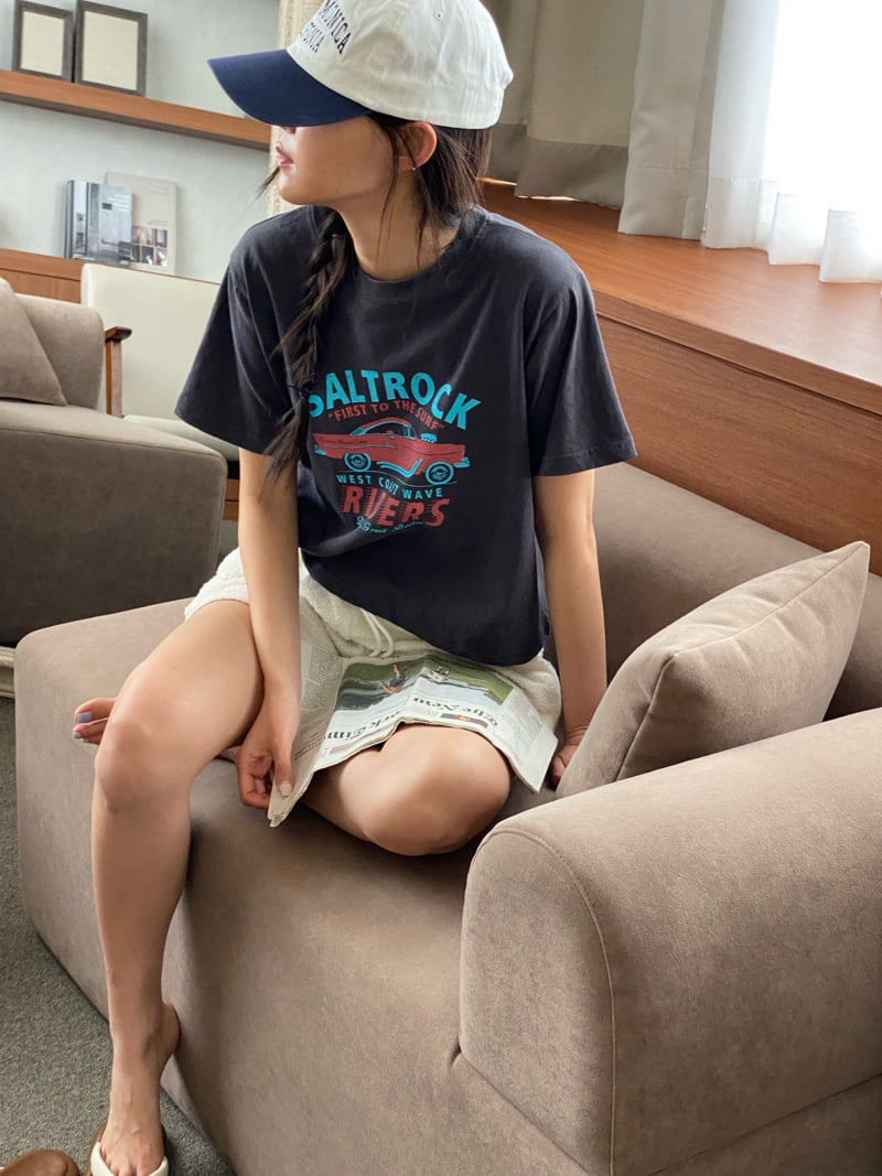 Diana - Korean Women Fashion - #romanticstyle - Rider Tee - 12