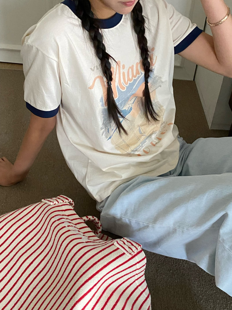 Diana - Korean Women Fashion - #shopsmall - Visit Tee - 11