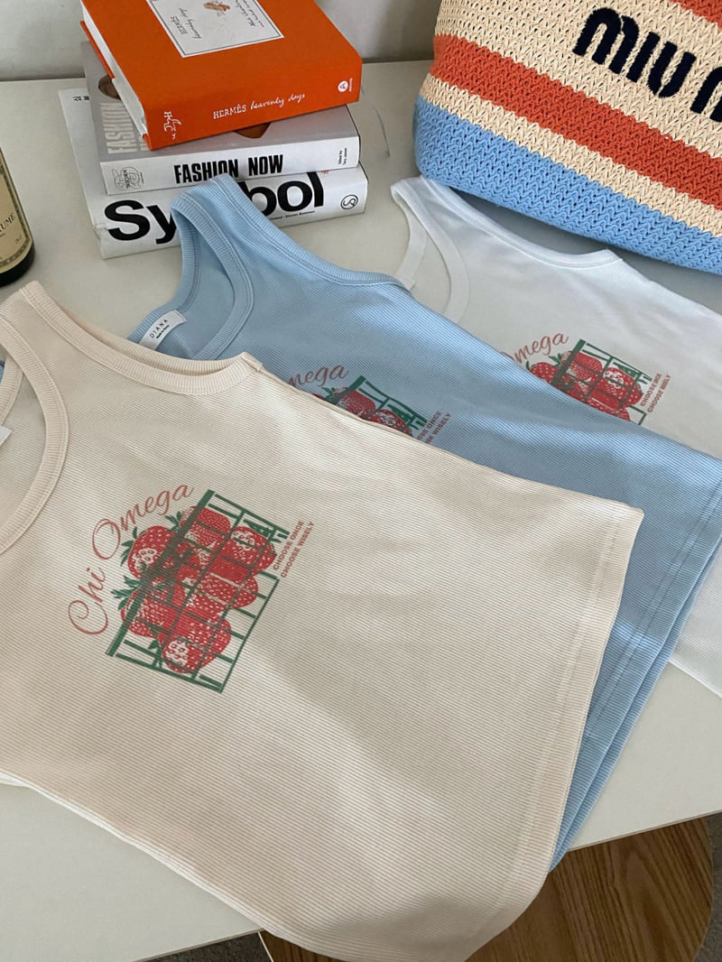 Diana - Korean Women Fashion - #thelittlethings - Berry Sleeveless Tee - 12