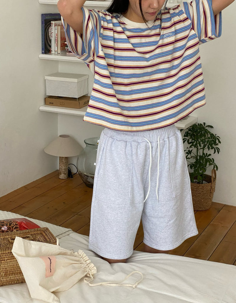 Diana - Korean Women Fashion - #womensfashion - Sailing Stripe Tee - 8