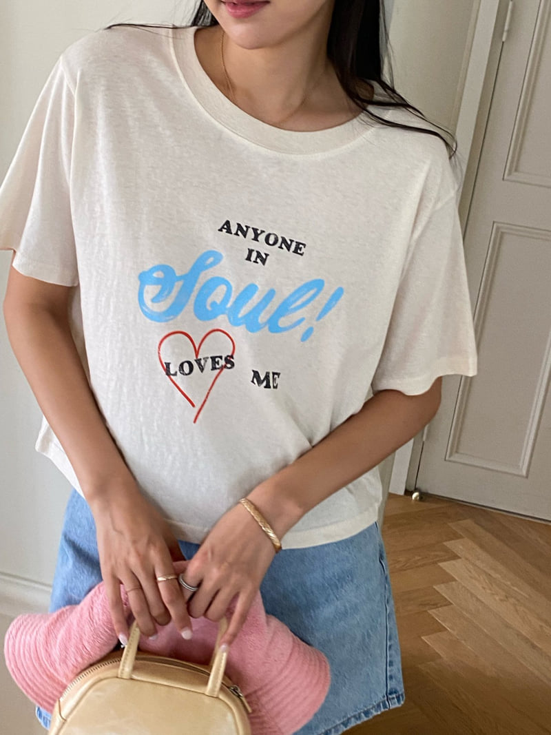 Diana - Korean Women Fashion - #momslook - Love Me Tee - 4