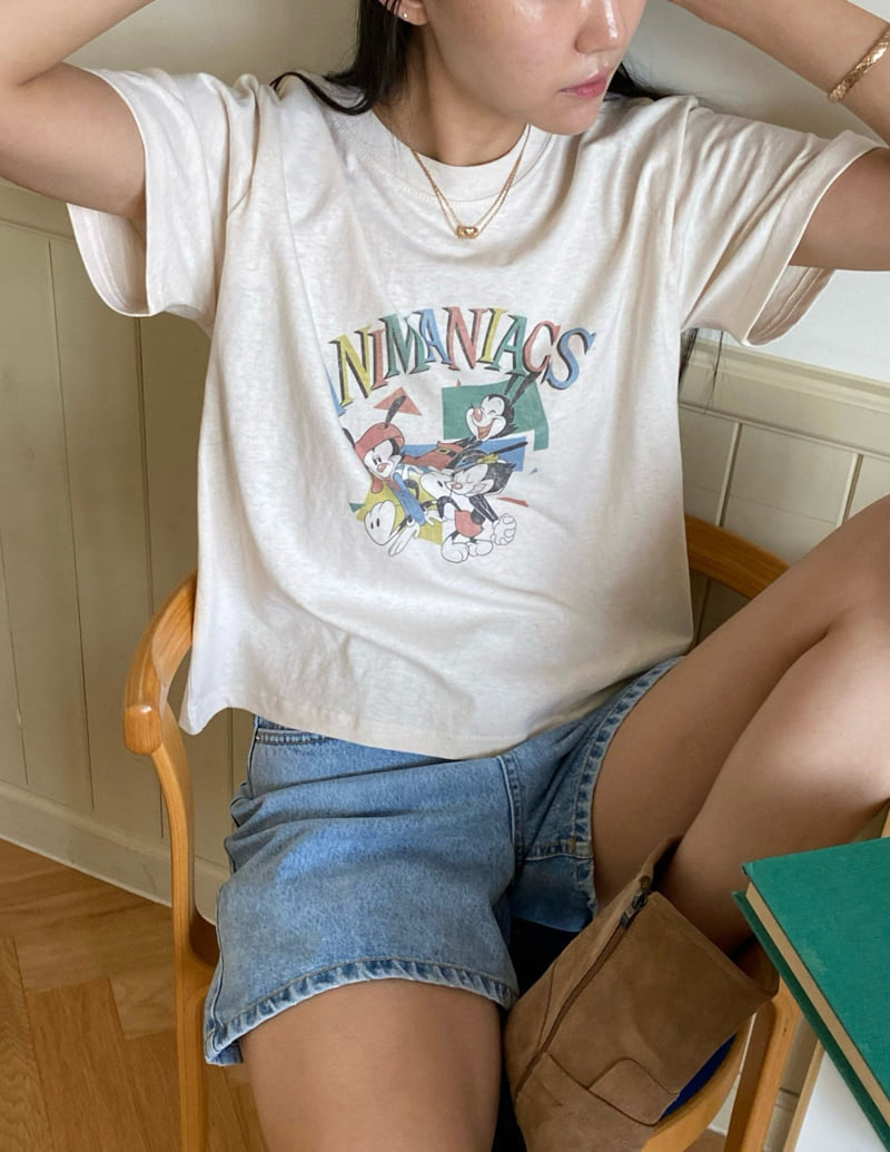 Diana - Korean Women Fashion - #womensfashion - Annie Axe Tee - 11