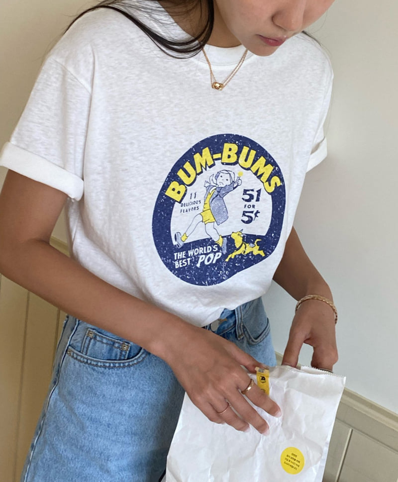 Diana - Korean Women Fashion - #womensfashion - Bums Tee - 11