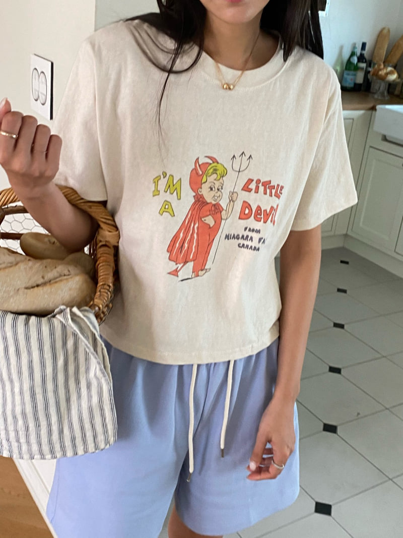 Diana - Korean Women Fashion - #womensfashion - Devil Tee - 7