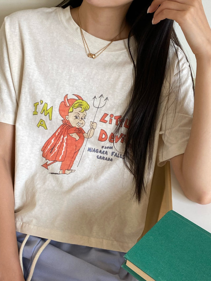 Diana - Korean Women Fashion - #womensfashion - Devil Tee - 9