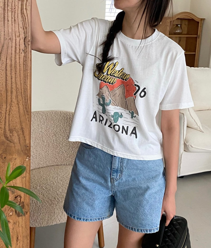 Diana - Korean Women Fashion - #womensfashion - Western Tee - 5