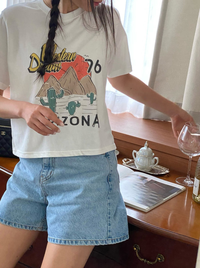 Diana - Korean Women Fashion - #womensfashion - Western Tee - 9