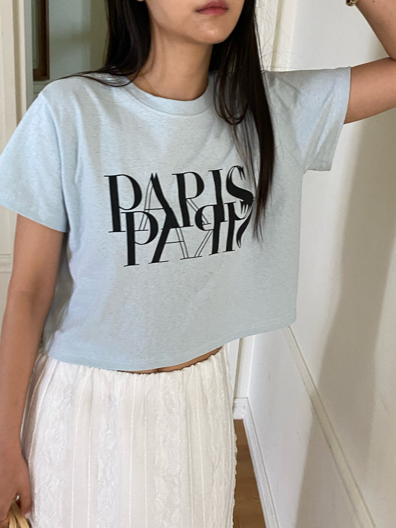 Diana - Korean Women Fashion - #momslook - Pure Paris Tee - 4
