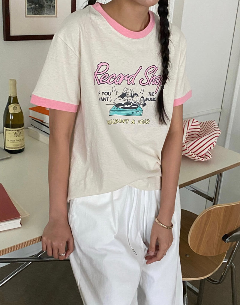 Diana - Korean Women Fashion - #womensfashion - Record Color Tee - 5