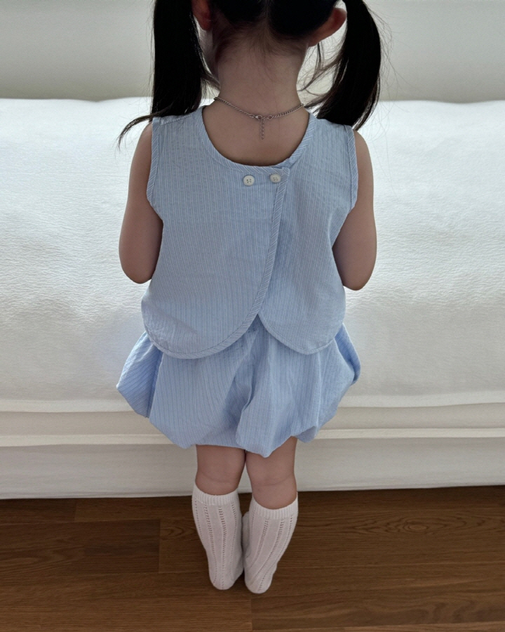 Doubled - Korean Children Fashion - #childofig - Fiona Sleeveless Tee - 5