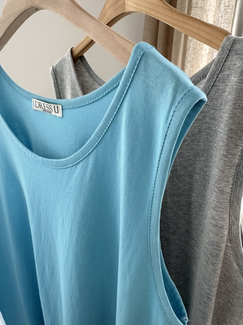 Dress U - Korean Women Fashion - #momslook - Cotton Bio Sleeveless - 3
