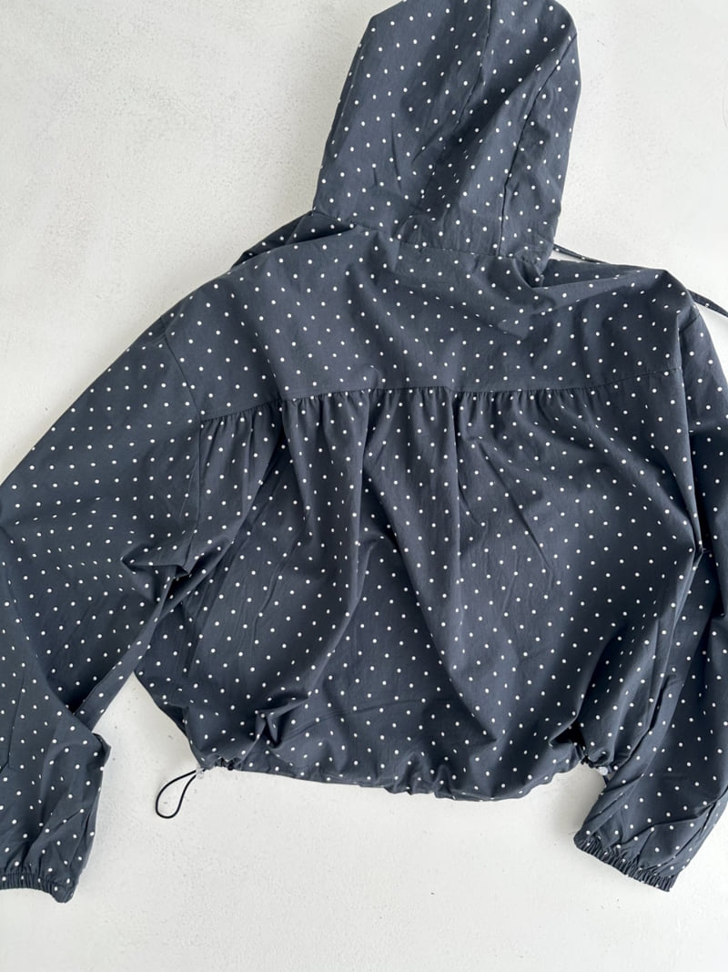 Dress U - Korean Women Fashion - #womensfashion - Windbreaker Dot Jacket - 4