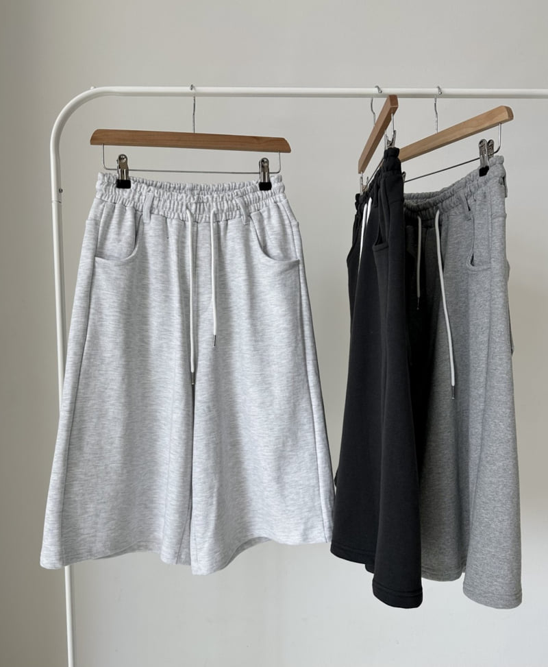 Dress U - Korean Women Fashion - #momslook - Bermuda Sweat Shorts - 11