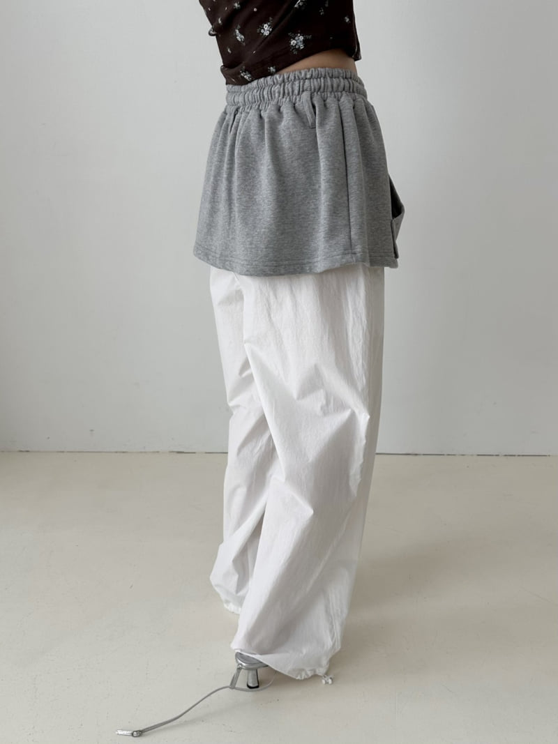 Dress U - Korean Women Fashion - #momslook - Zipper Sweat Wrap Skirt - 11