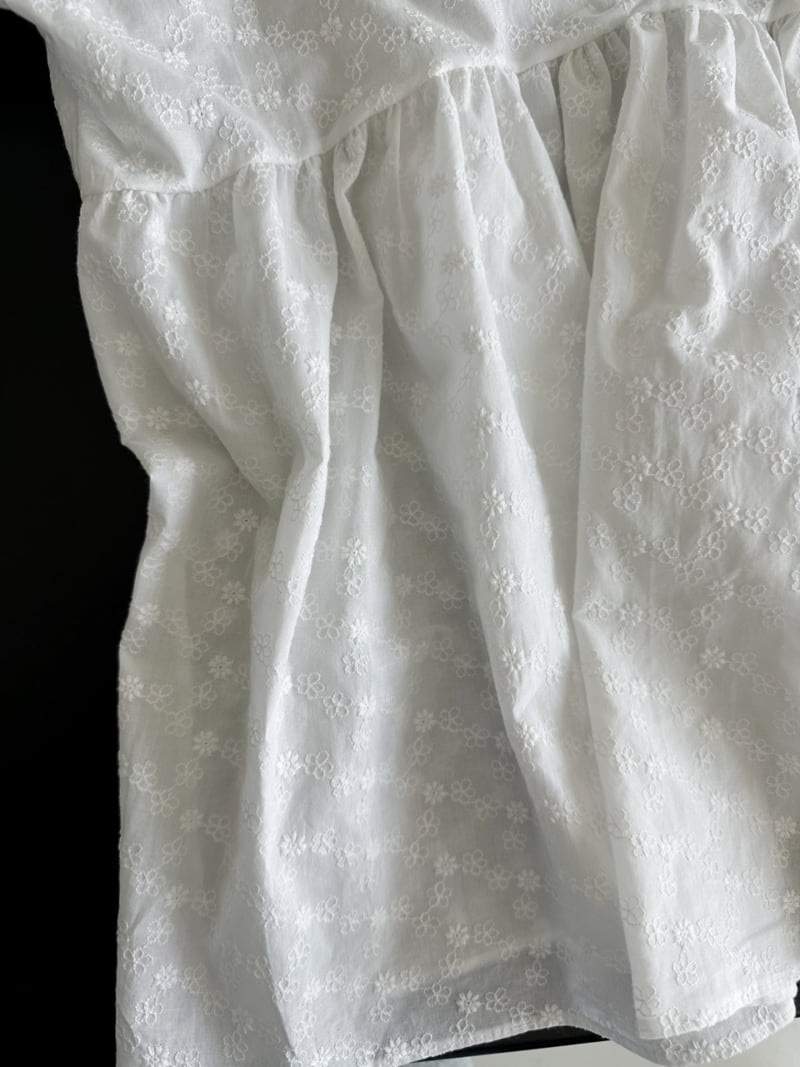 Dress U - Korean Women Fashion - #momslook - Embroidered Lace Blouse - 3