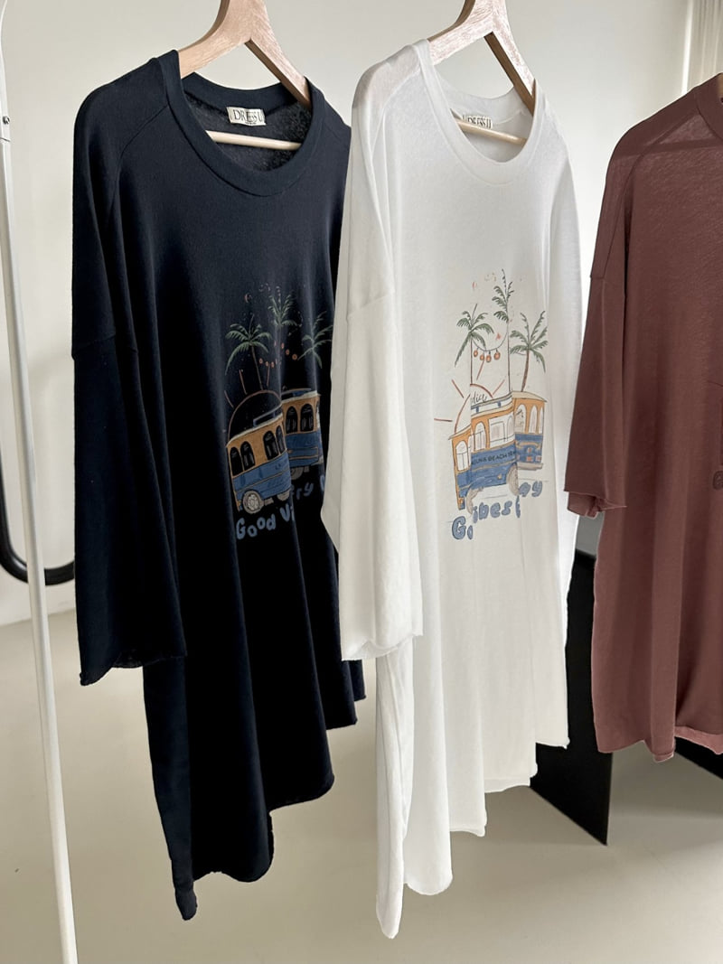 Dress U - Korean Women Fashion - #momslook - Everyday Digital Tee - 5