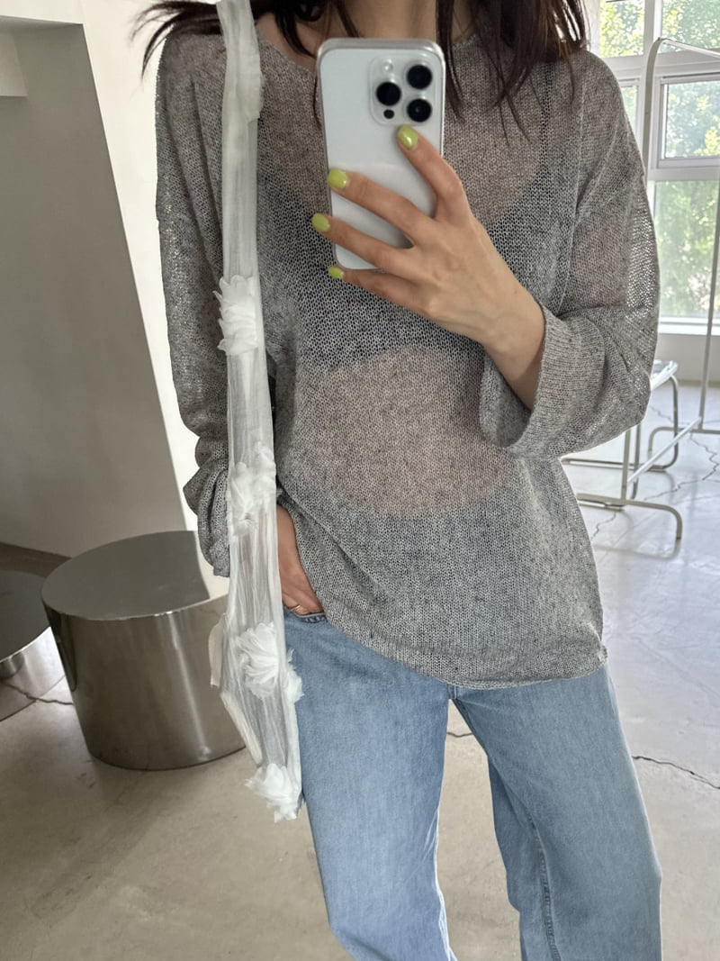 Dress U - Korean Women Fashion - #momslook - Loose Fit Linen Knit - 4