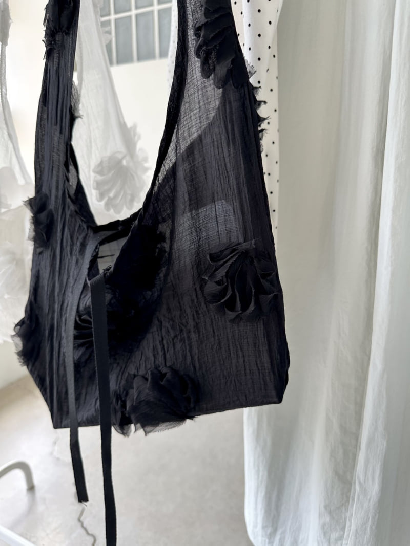 Dress U - Korean Women Fashion - #momslook - Floral Cloth Bag - 3