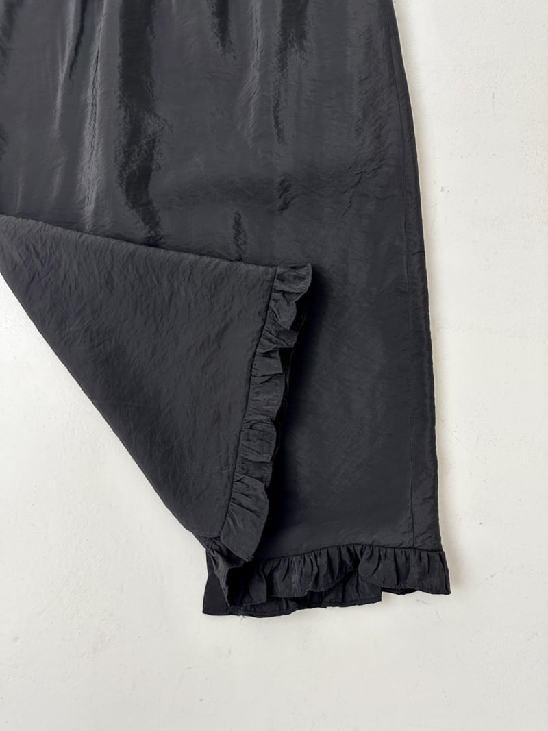 Dress U - Korean Women Fashion - #thelittlethings - Satin Shirring Skirt - 4