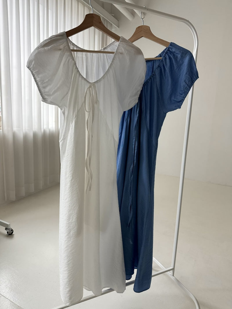 Dress U - Korean Women Fashion - #momslook - Marine Strap One-Piece