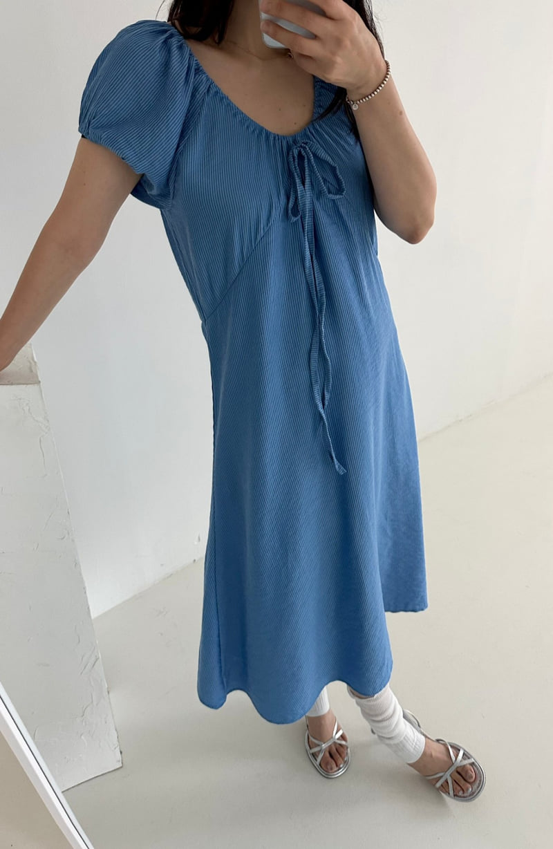 Dress U - Korean Women Fashion - #momslook - Marine Strap One-Piece - 7