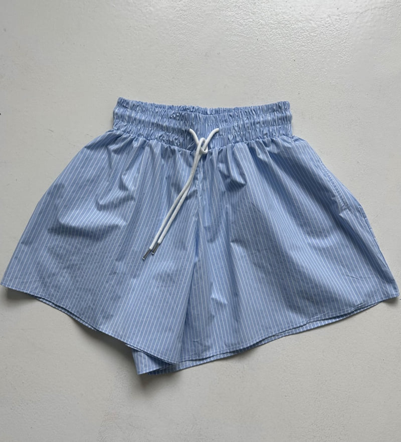 Dress U - Korean Women Fashion - #momslook - Crisp Stripe Skort - 2