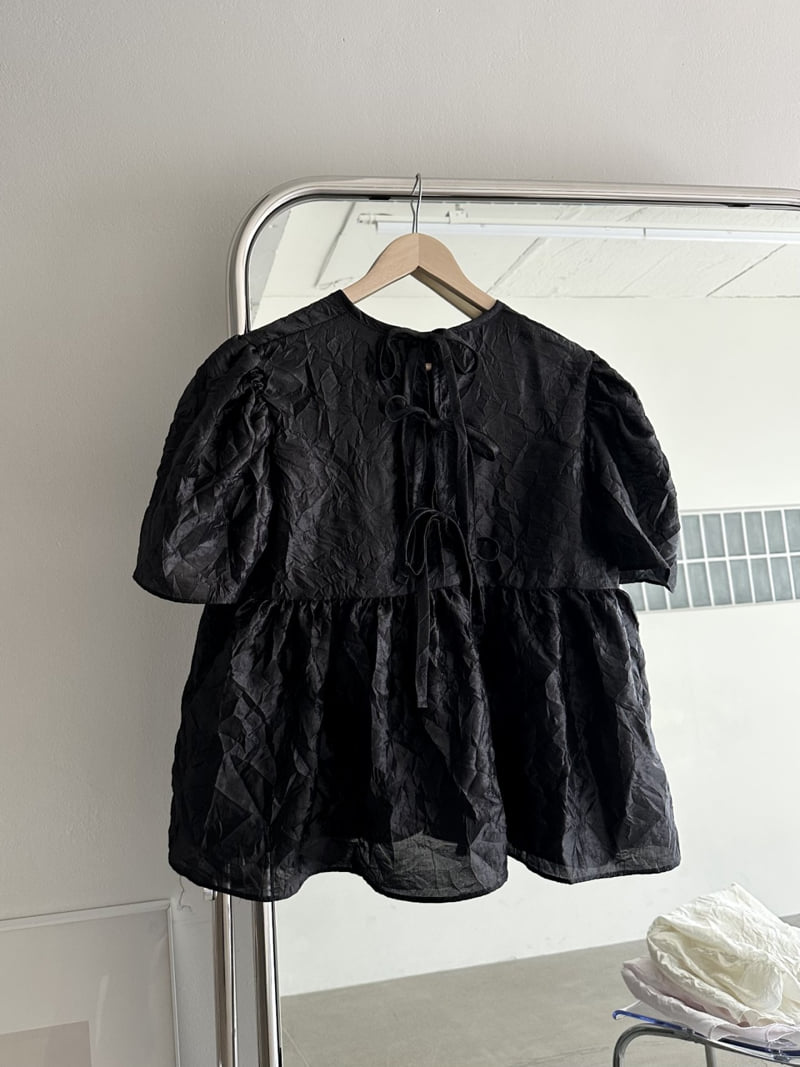 Dress U - Korean Women Fashion - #pursuepretty - Betty Ribbon Tie Blouse - 5
