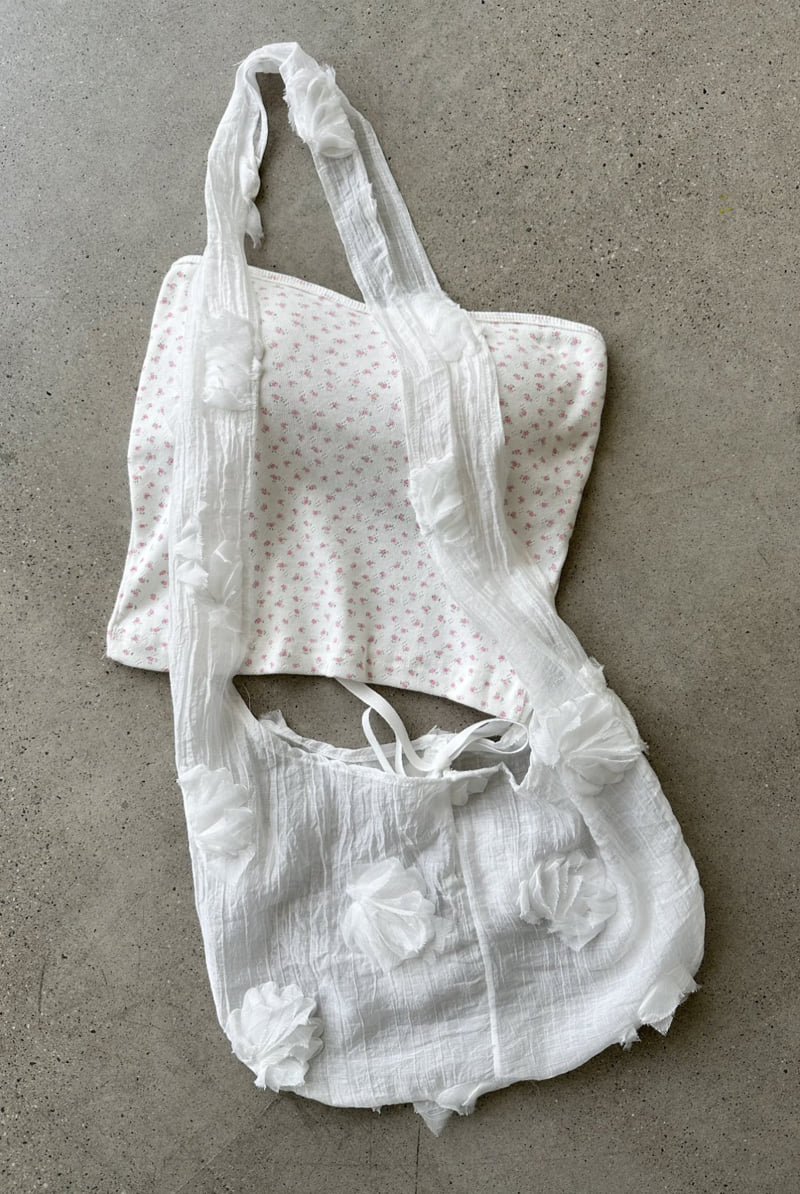 Dress U - Korean Women Fashion - #pursuepretty - Floral Cloth Bag - 7