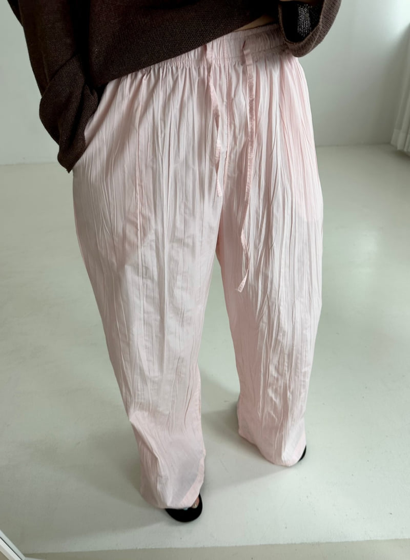 Dress U - Korean Women Fashion - #vintagekidsstyle - Pleated Wild Pants - 4