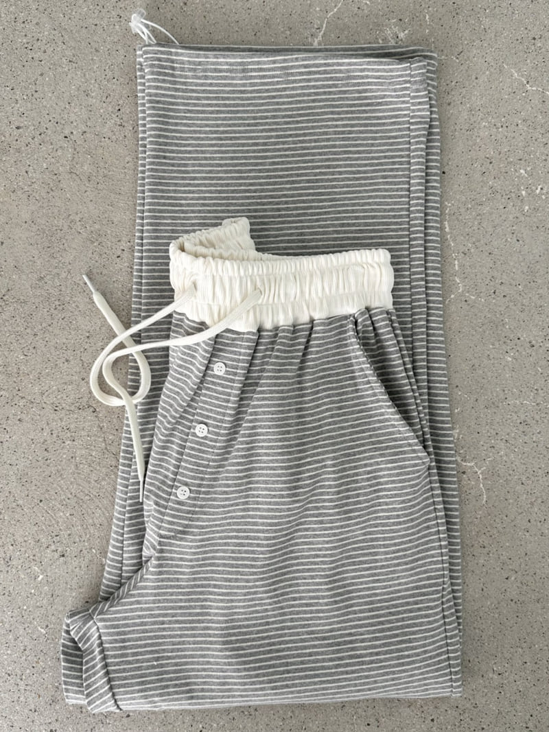 Dress U - Korean Women Fashion - #pursuepretty - Striped Washed Pants