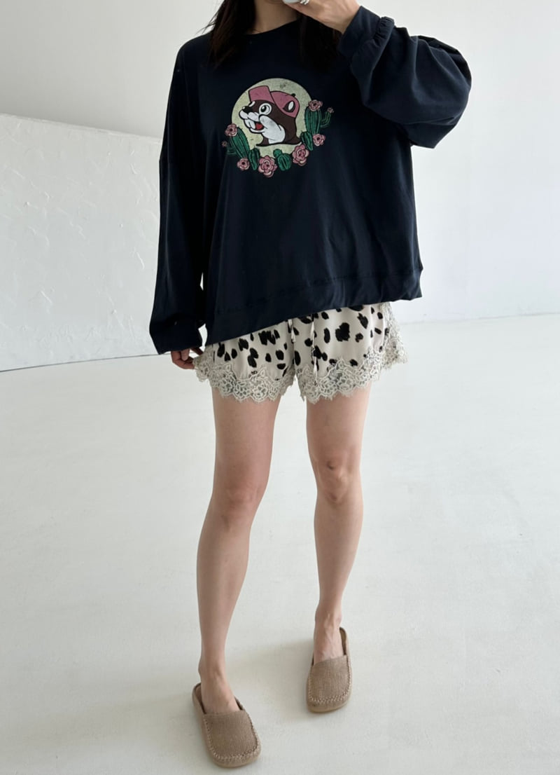 Dress U - Korean Women Fashion - #romanticstyle - Leopard Lace Pants - 2