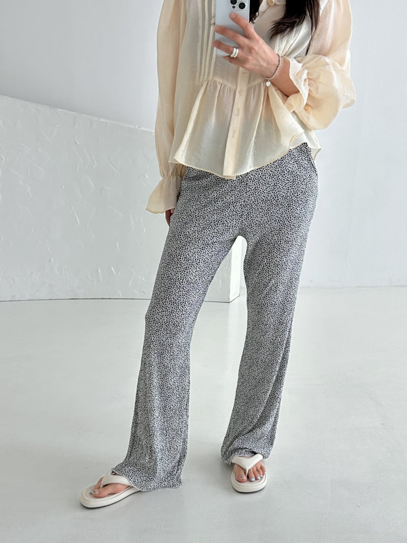 Dress U - Korean Women Fashion - #romanticstyle - Leopard Wave Pants