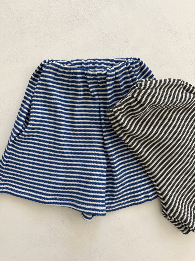 Dress U - Korean Women Fashion - #romanticstyle - Waffle Stripe Shorts
