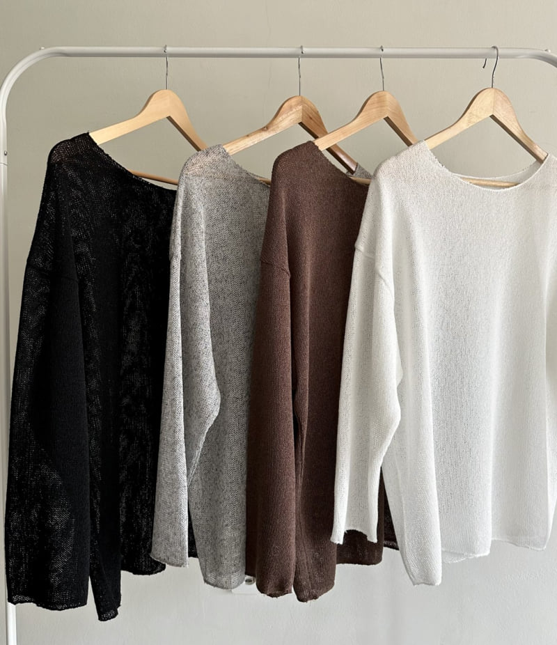 Dress U - Korean Women Fashion - #shopsmall - Loose Fit Linen Knit - 11