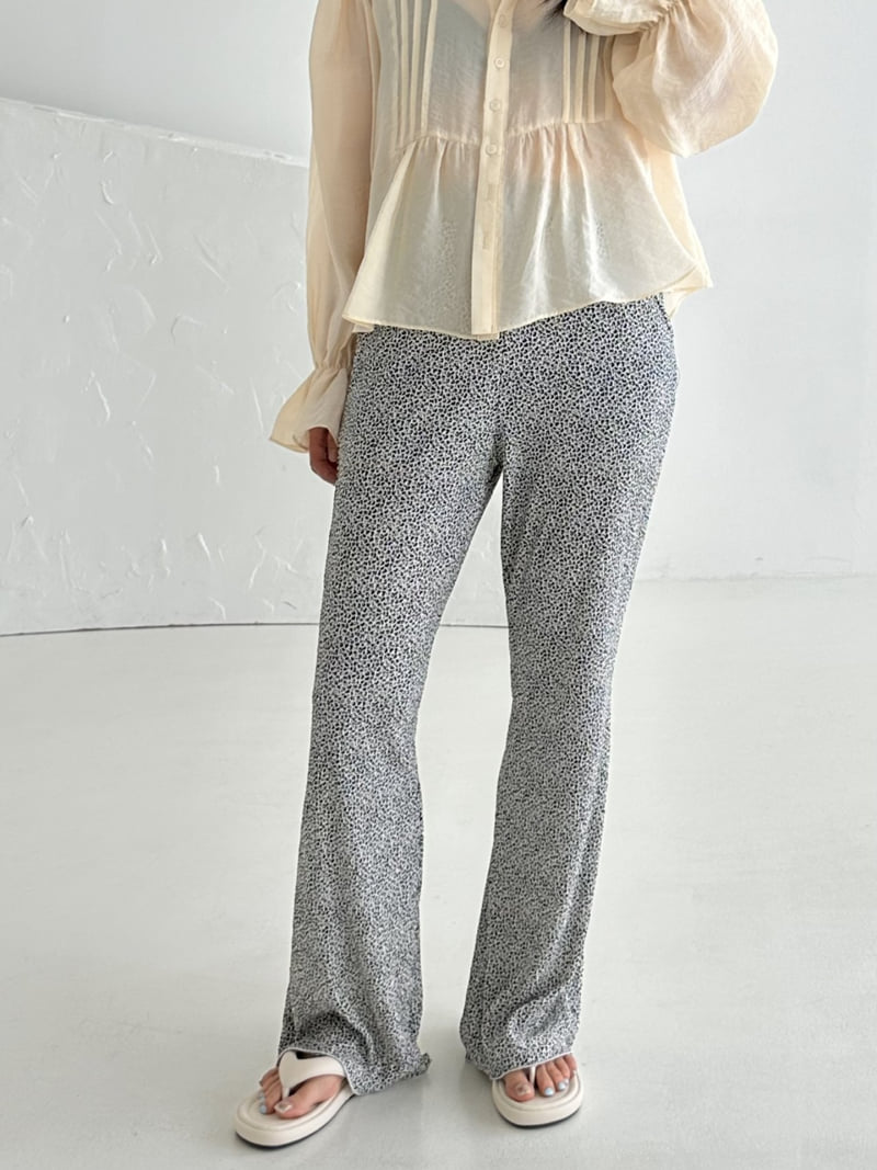 Dress U - Korean Women Fashion - #shopsmall - Leopard Wave Pants - 2