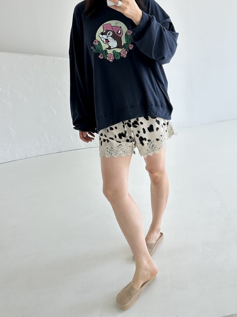 Dress U - Korean Women Fashion - #shopsmall - Leopard Lace Pants - 4