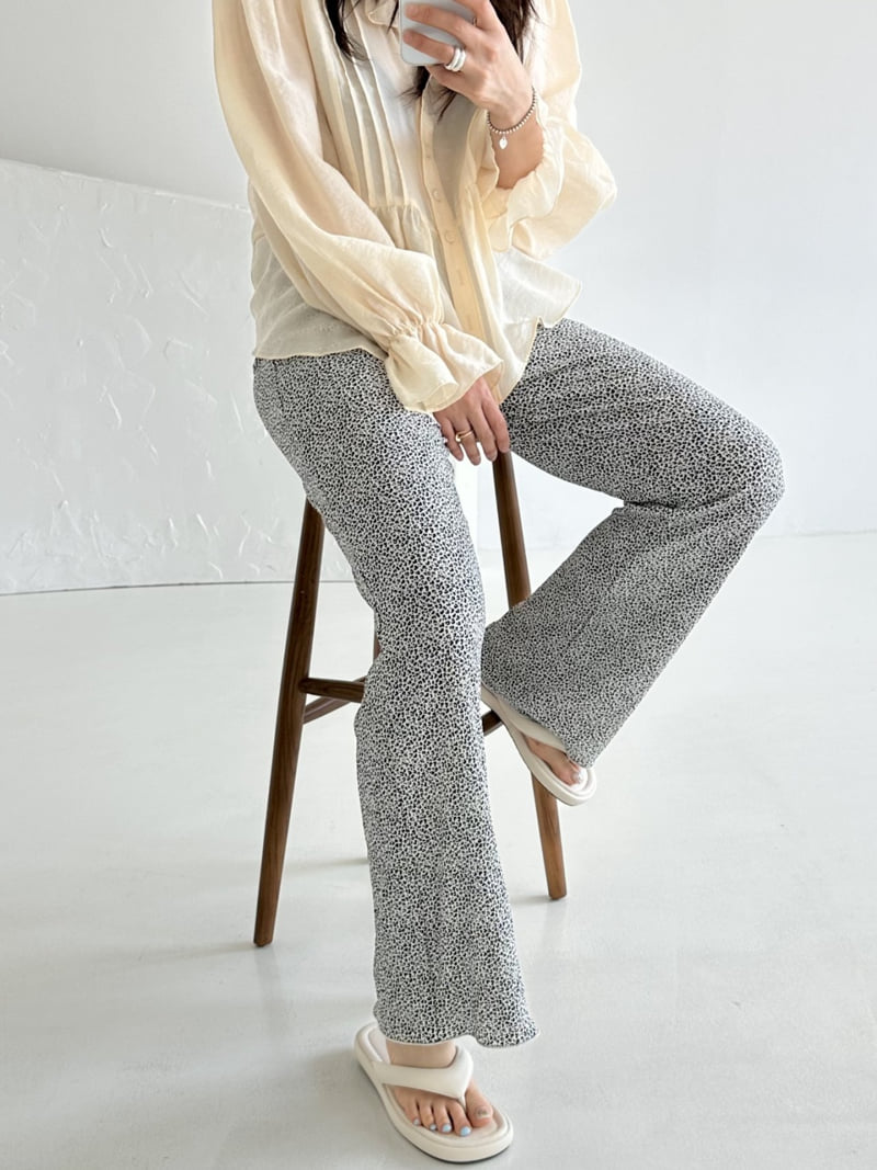 Dress U - Korean Women Fashion - #thatsdarling - Leopard Wave Pants - 3