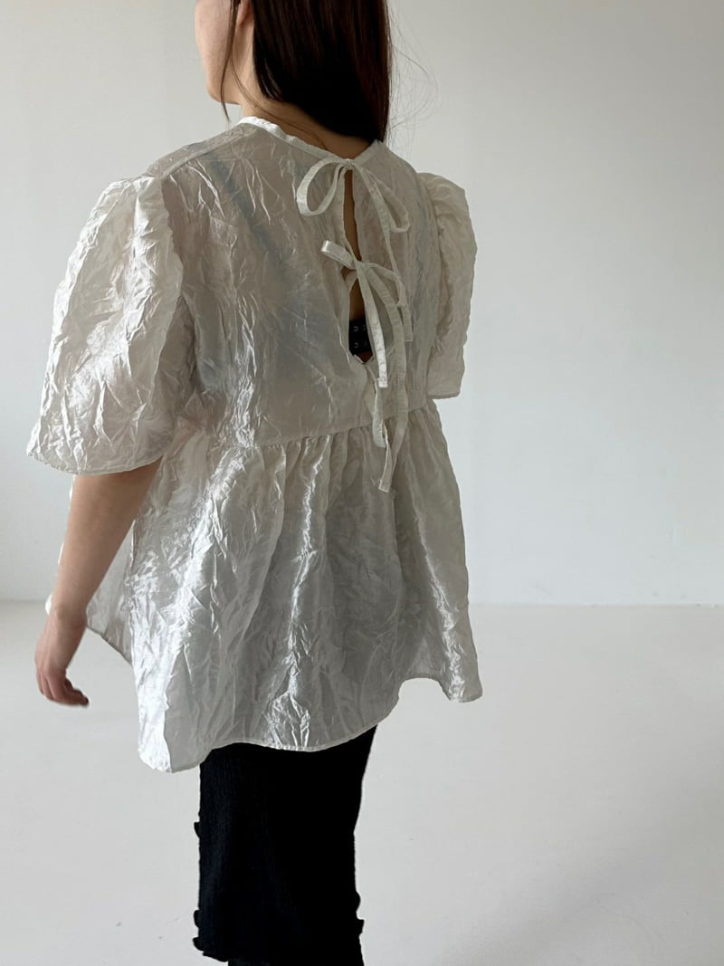 Dress U - Korean Women Fashion - #thelittlethings - Betty Ribbon Tie Blouse - 10
