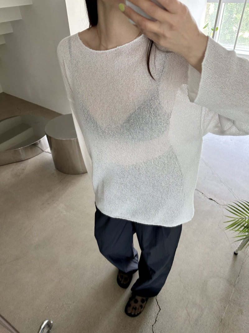 Dress U - Korean Women Fashion - #vintageinspired - Loose Fit Linen Knit - 6