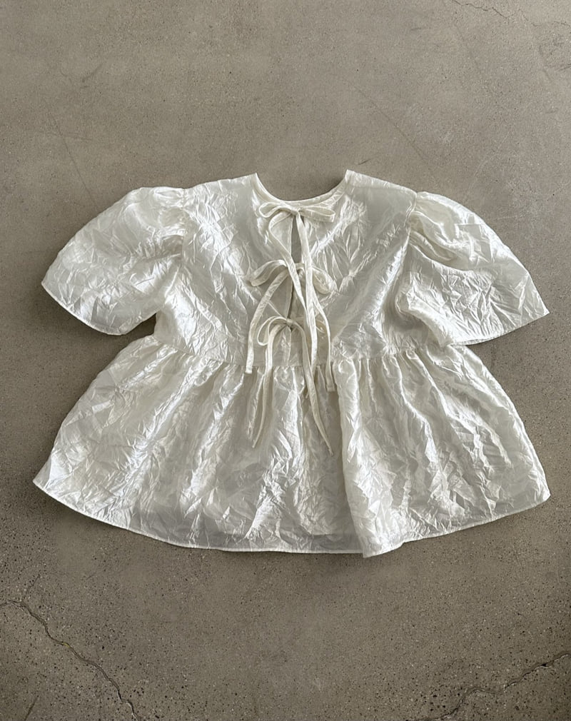 Dress U - Korean Women Fashion - #vintageinspired - Betty Ribbon Tie Blouse - 3