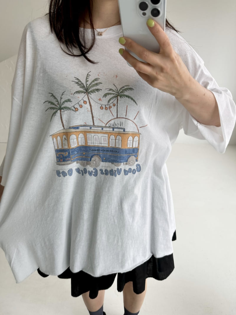Dress U - Korean Women Fashion - #vintagekidsstyle - Everyday Digital Tee - 12