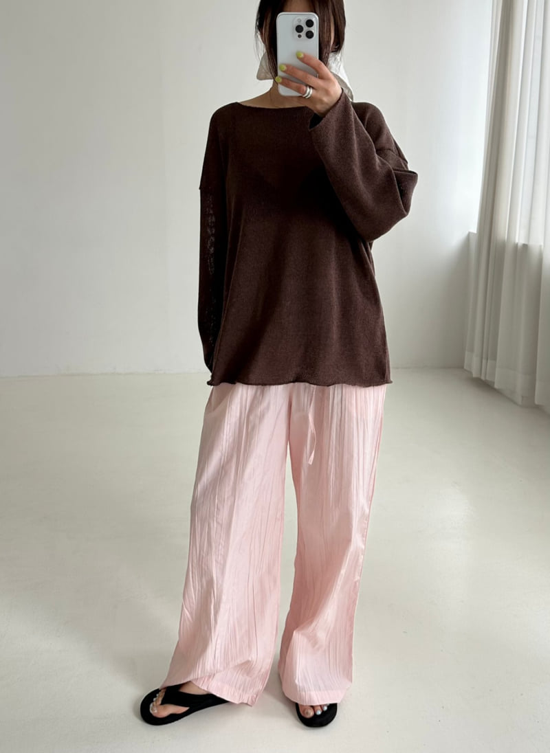 Dress U - Korean Women Fashion - #vintagekidsstyle - Pleated Wild Pants - 3