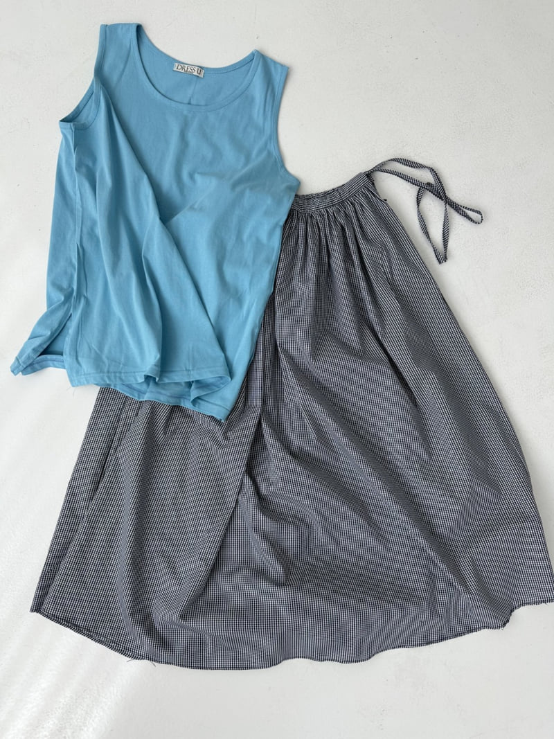 Dress U - Korean Women Fashion - #womensfashion - Check Gingham Skirt - 3
