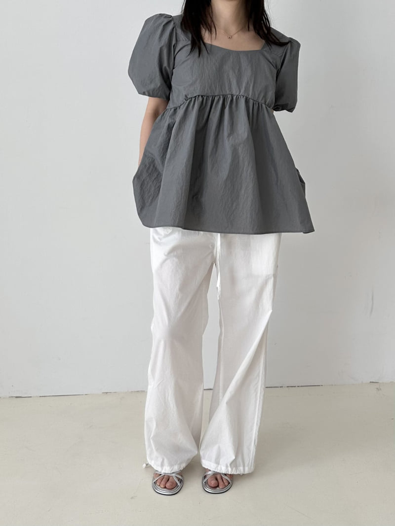 Dress U - Korean Women Fashion - #womensfashion - Crisp Puff Blouse - 10