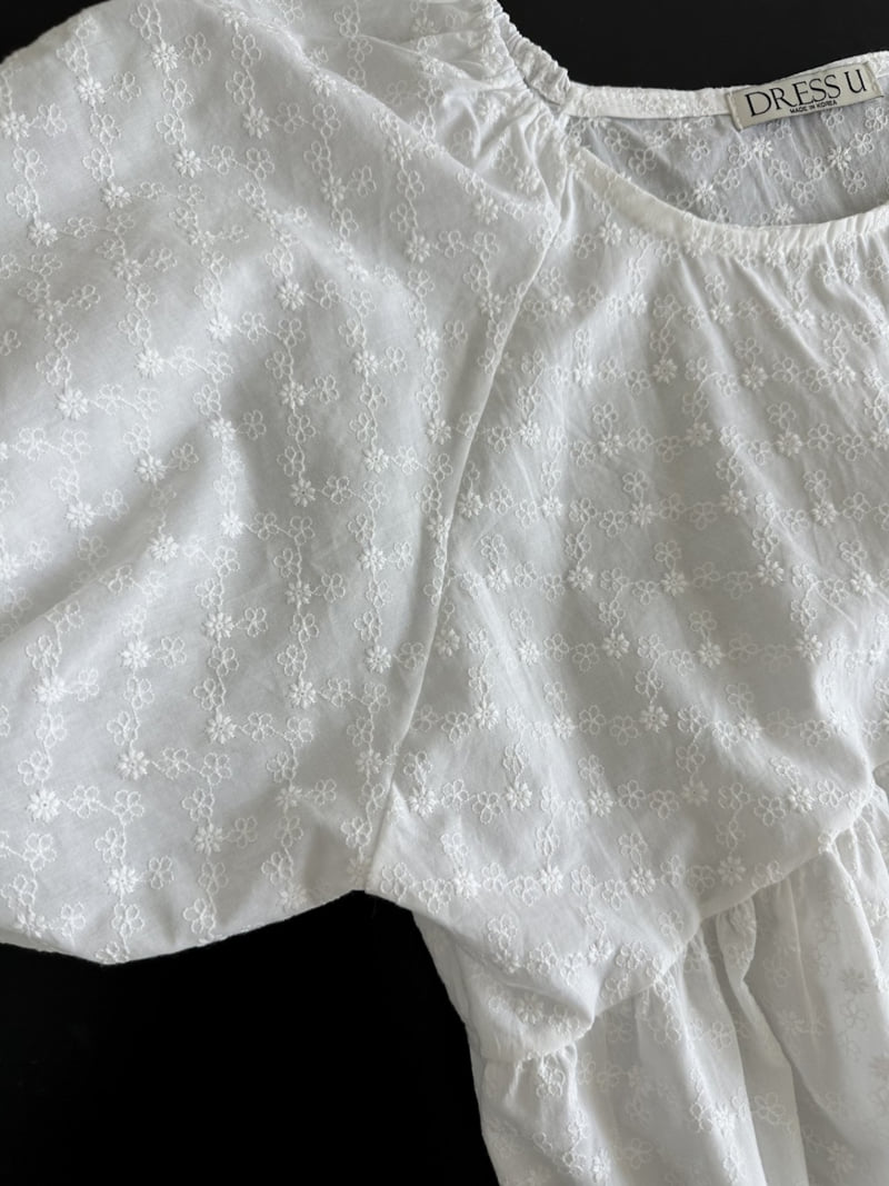 Dress U - Korean Women Fashion - #womensfashion - Embroidered Lace Blouse - 2