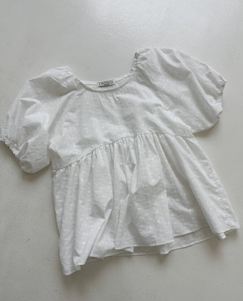 Dress U - Korean Women Fashion - #momslook - Embroidered Lace Blouse - 4
