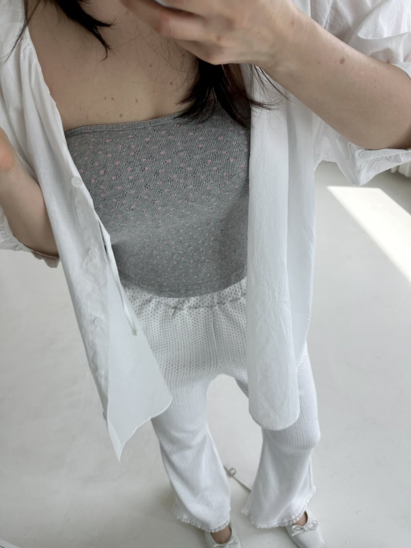 Dress U - Korean Women Fashion - #womensfashion - Mini Floral Bra Top - 9