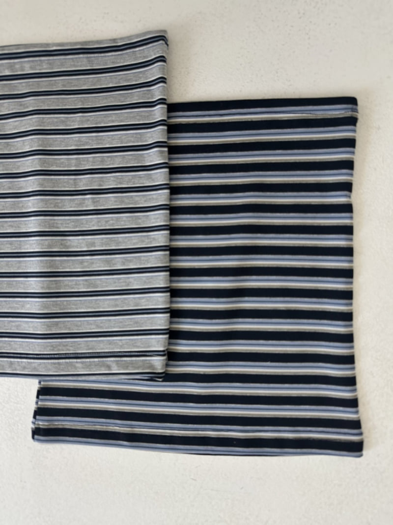 Dress U - Korean Women Fashion - #womensfashion - Striped Crop Top - 12